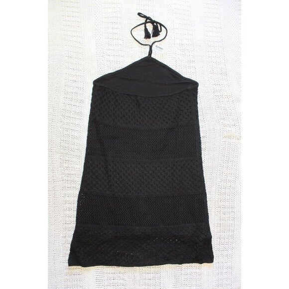 NWT Old Navy Halter Crochet Apron Mini Dress Size XL cotton Summer Beach travel - Picture 6 of 11